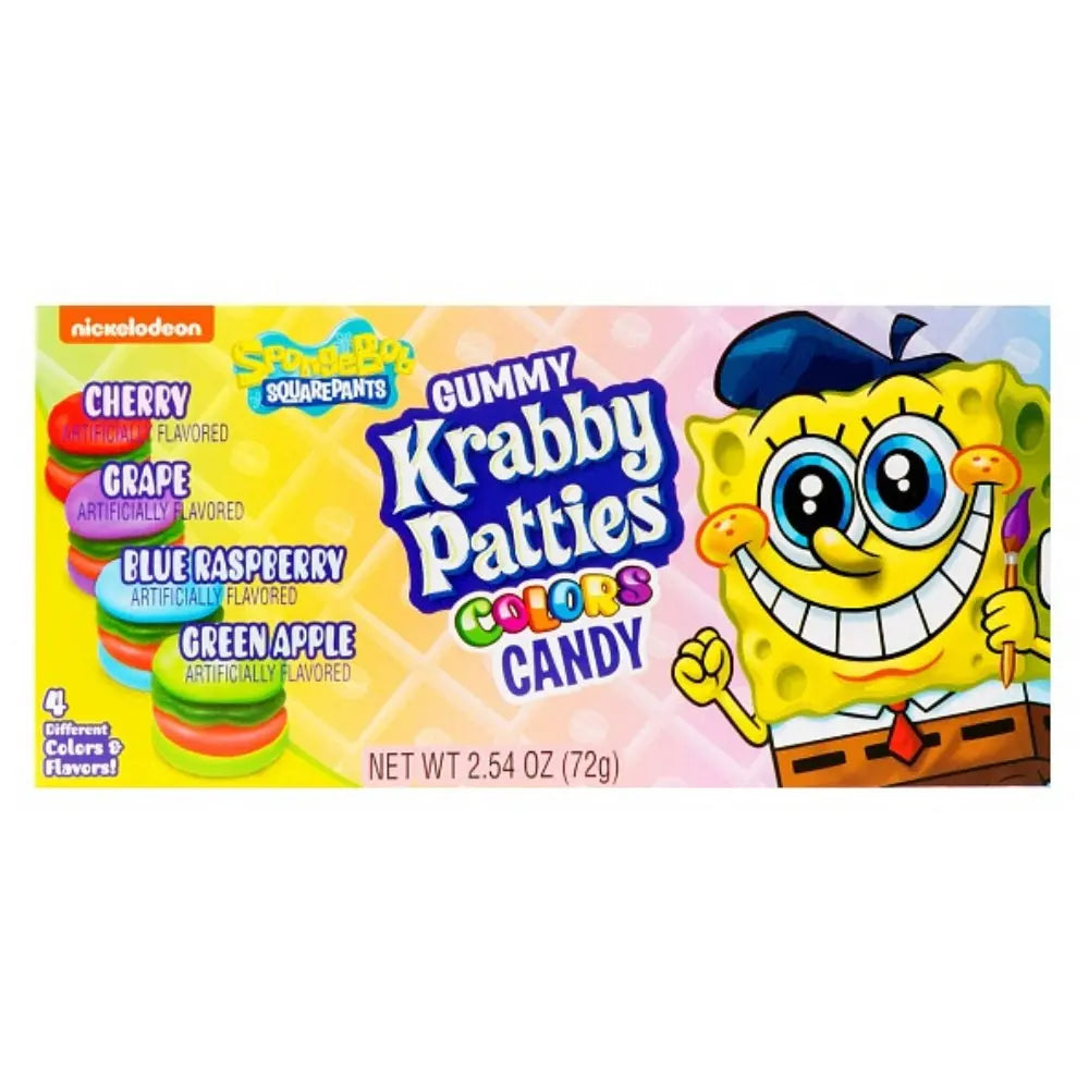 Bomboni Krabby Patties gummy, 72 g, razni okusi; Spongebob paket