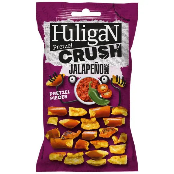 HuligaN Jalapeno pretzeli, komadi u ljubičastoj vrećici, 65 g