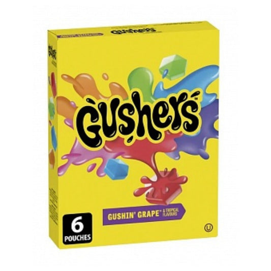 Fruit Gushers Gushin' Grape 6 Pack 138g