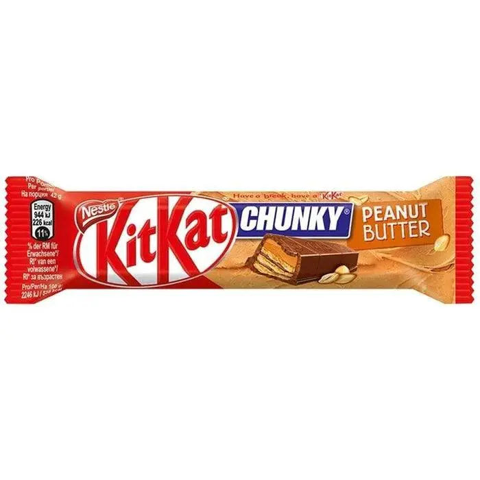 KitKat CHUNKY čokoladna pločica s maslacem od kikirikija u crvenom pakiranju