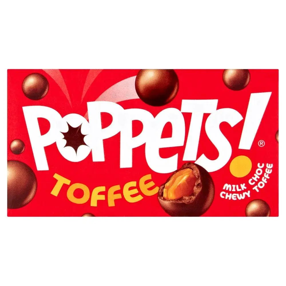 Poppets Toffee bomboni u crvenom omotu