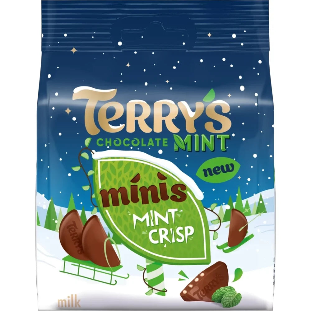 Terry's Minis Chocolate Mint Crisp 80g