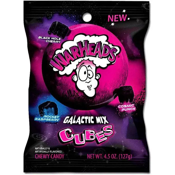 Bomboni Warheads Galactic Mix kocke u vrećici, 127 g