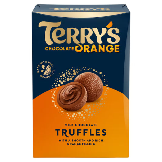 Terry's Truffles čokoladna naranča, kutija s mliječnim čokoladnim truflama