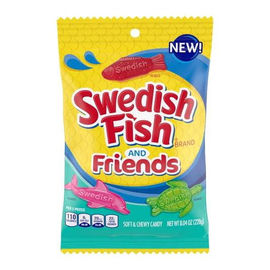 Paket slatkiša Swedish Fish and Friends, 228 g